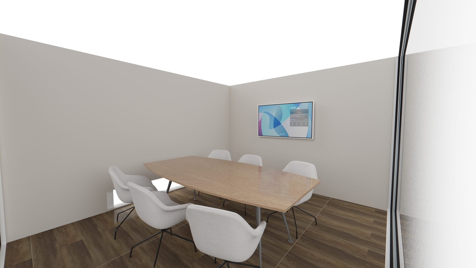Conference room at Artana, Prishtina — seats 6–8