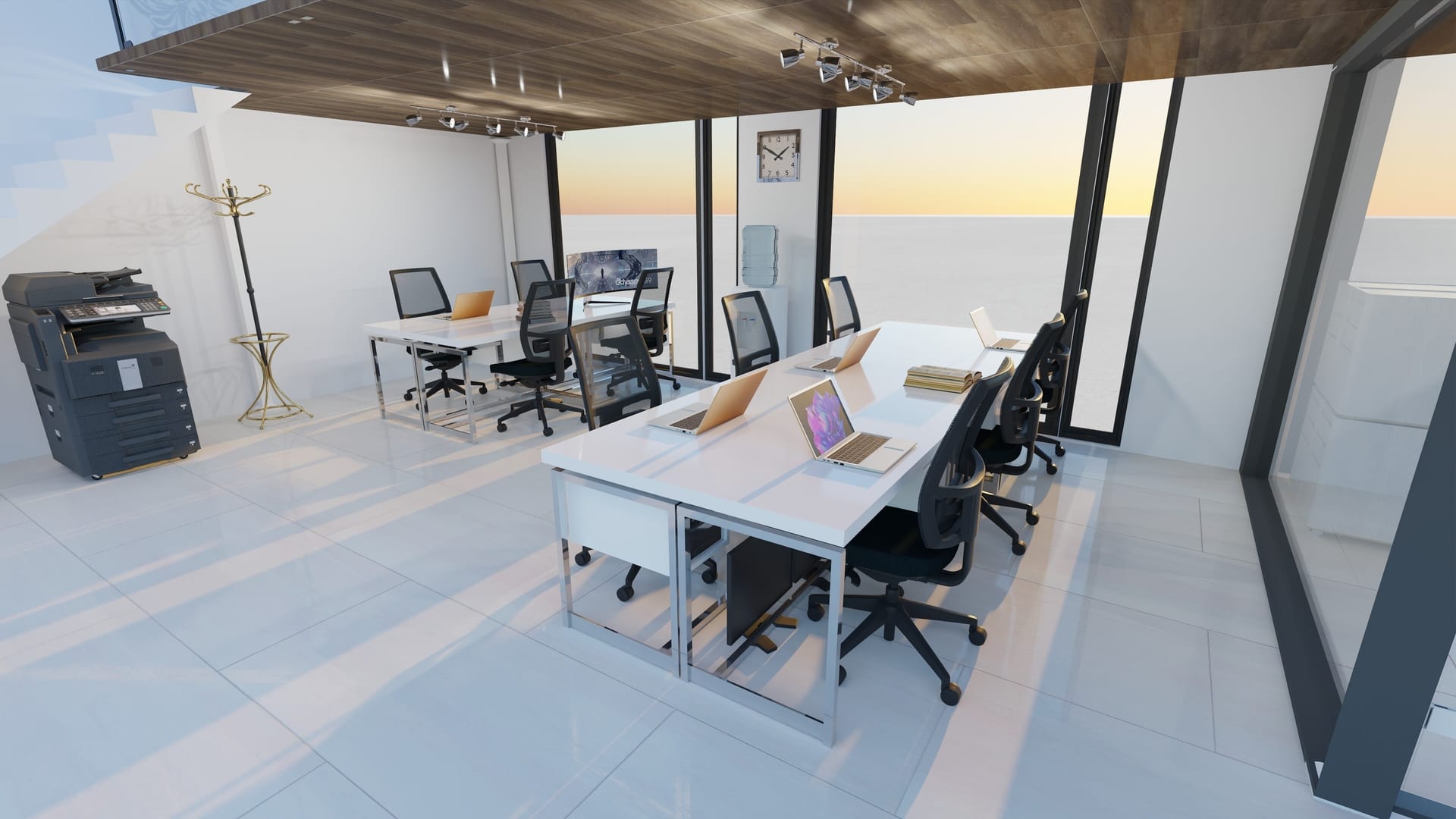 Coworking floor at Artana
