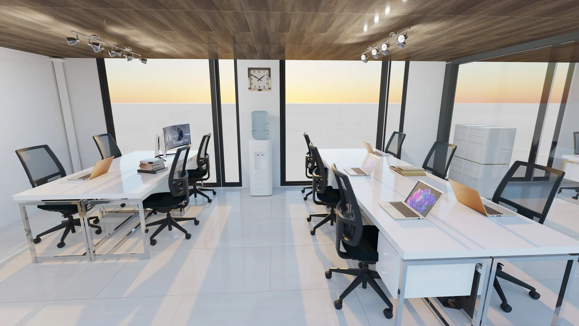 Coworking area at Artana