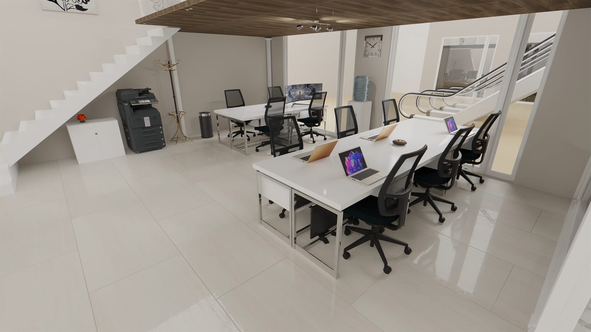 Coworking floor at Artana
