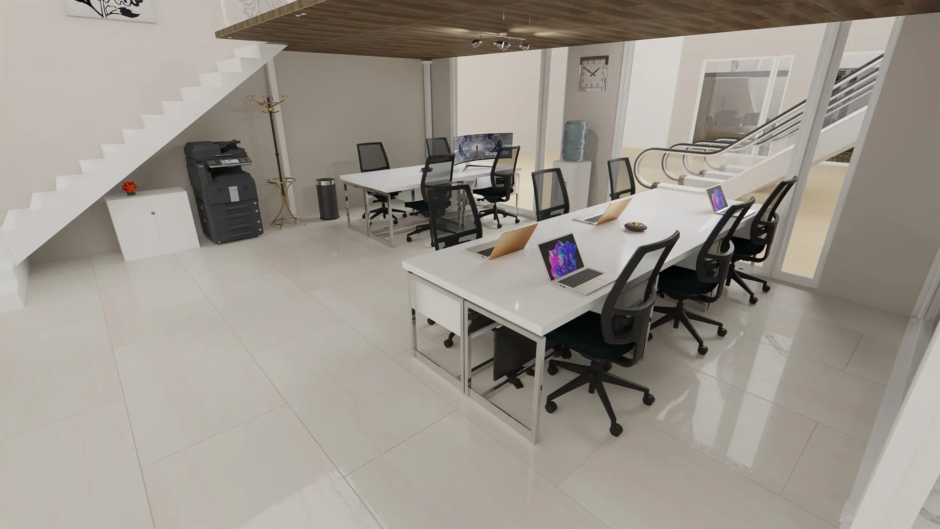 Coworking floor at Artana