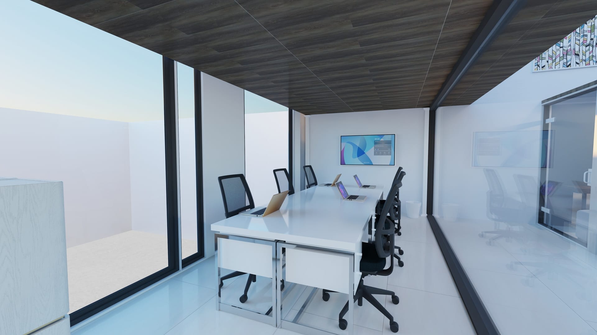 Private office interior