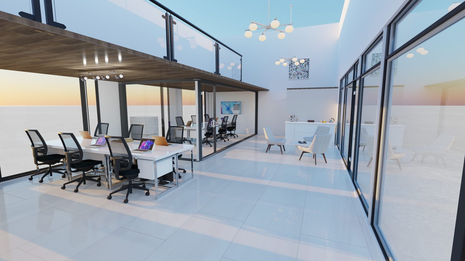 A whole floor at Artana — coworking, private office and lounge at Dukagjini Centre, Prishtina